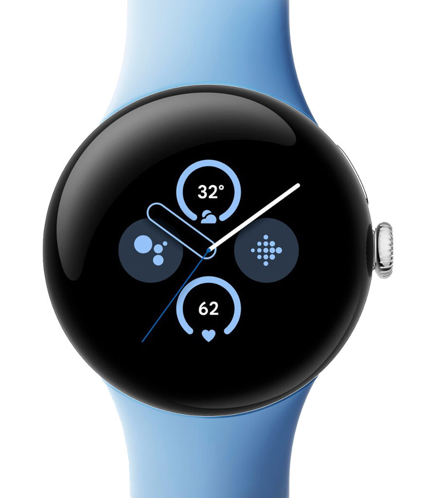 ساعت هوشمند گوگل مدل Pixel Watch 2 رنگ نقره ای با بند Bay سیلیکونی