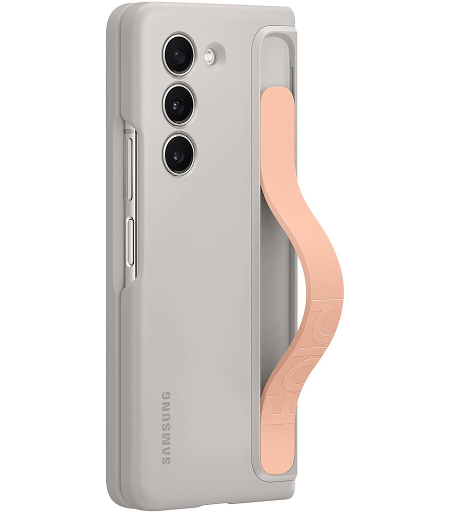قاب محافظ سیلیکونی مدل Standing Case With Strap مخصوص Samsung Galaxy Z Fold 5