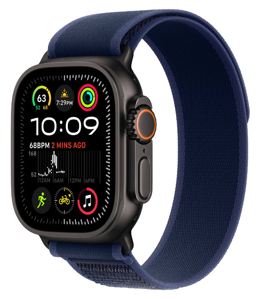 ساعت هوشمند اپل مدل Watch Ultra 2 Black Titanium 49mm بند Milanese Loop
