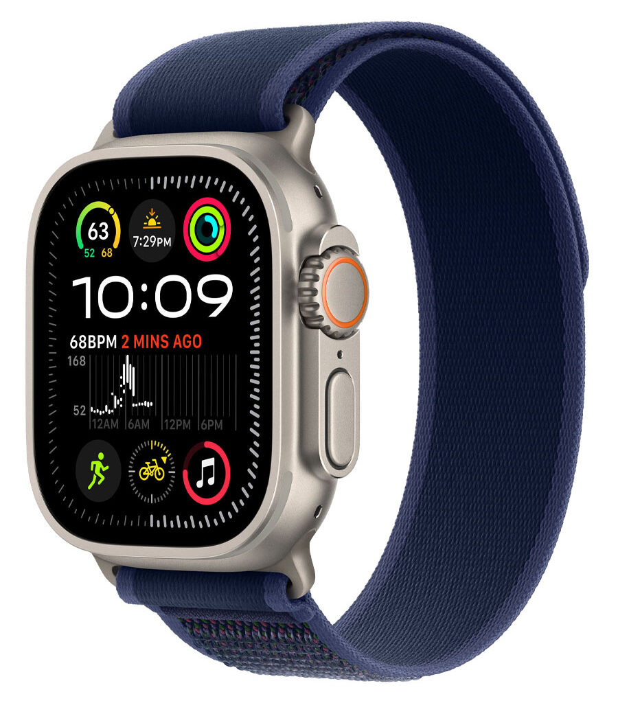 ساعت هوشمند اپل مدل Watch Ultra 2 Natural Titanium 49mm با بند Trail Loop