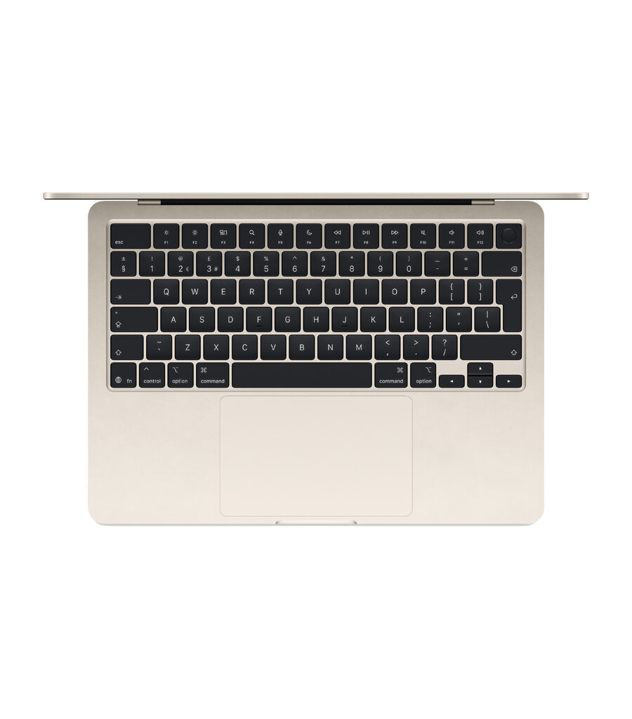 لپ تاپ Apple مدل MacBook Air (MW0Y3) 13.6-inch 2025 M4 Starlight حافظه 256 و رم 16 گیگابایت رنگ استارلایت