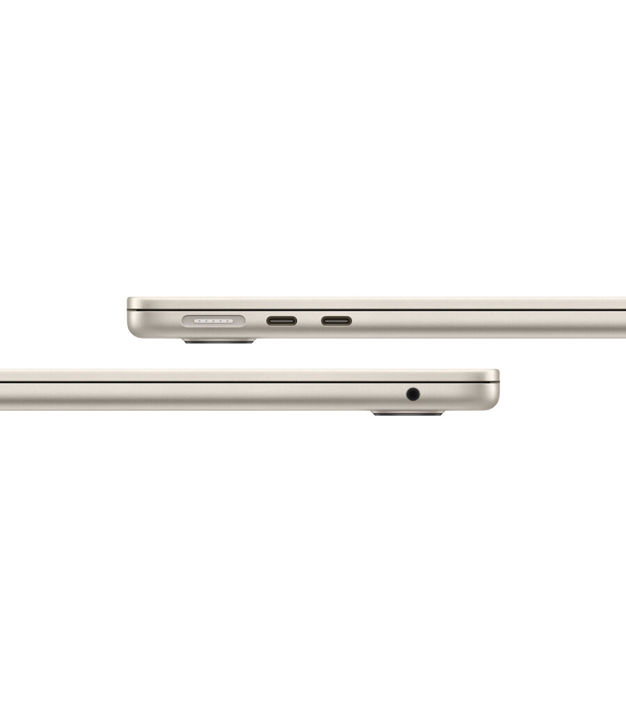 لپ تاپ Apple مدل MacBook Air (MW0Y3) 13.6-inch 2025 M4 Starlight حافظه 256 و رم 16 گیگابایت رنگ استارلایت