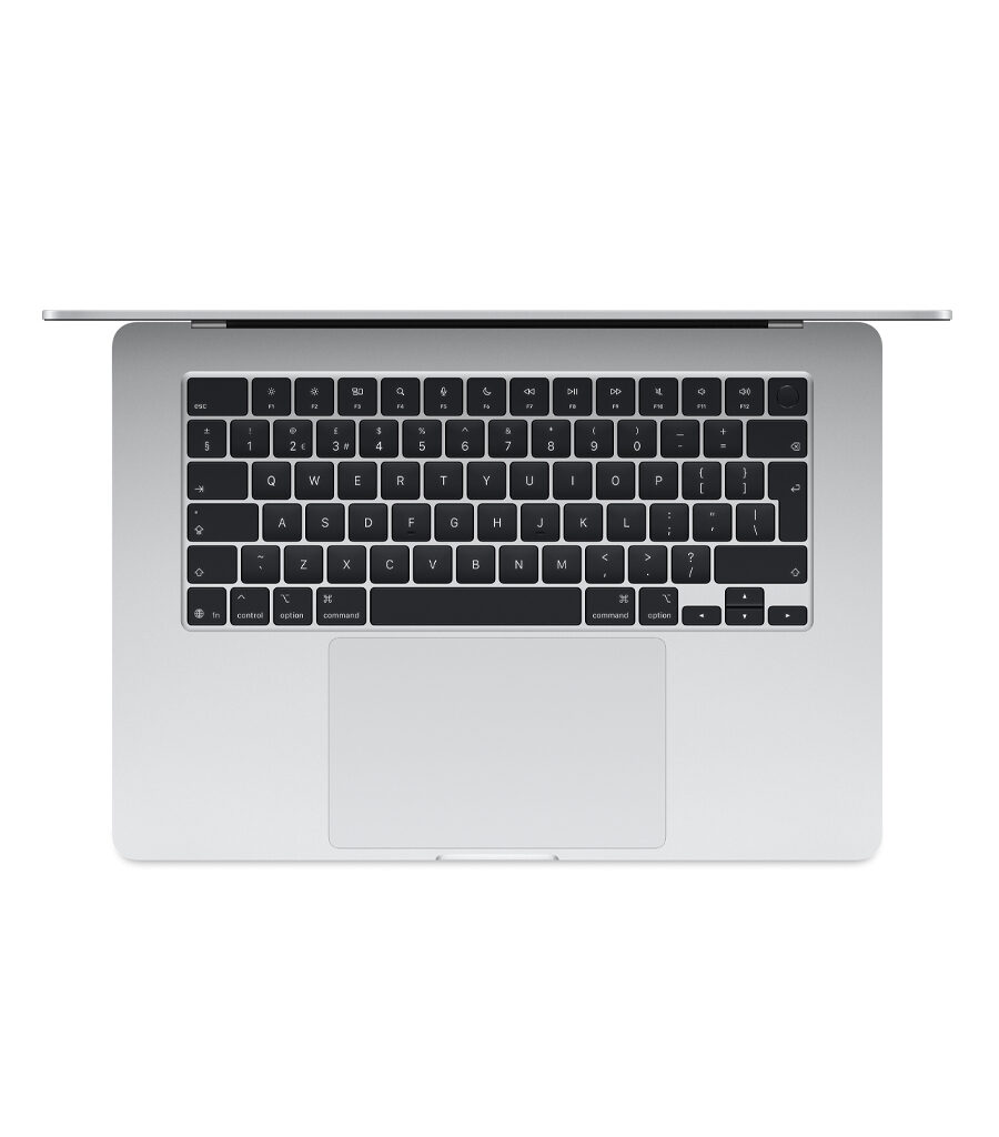 لپ تاپ Apple مدل MacBook Air (MW1H3) 15.3-inch 2025 M4 Silver حافظه 512 و رم 16 گیگابایت رنگ نقره ای