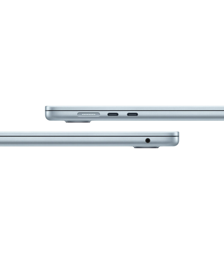 لپ تاپ Apple مدل MacBook Air (MC7A4) 15.3-inch 2025 M4 Sky Blue حافظه 256 و رم 16 گیگابایت رنگ آبی آسمانی