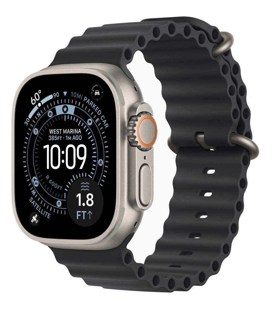 ساعت هوشمند اپل مدل Watch Ultra 3 Natural Titanium 49mm بند Ocean